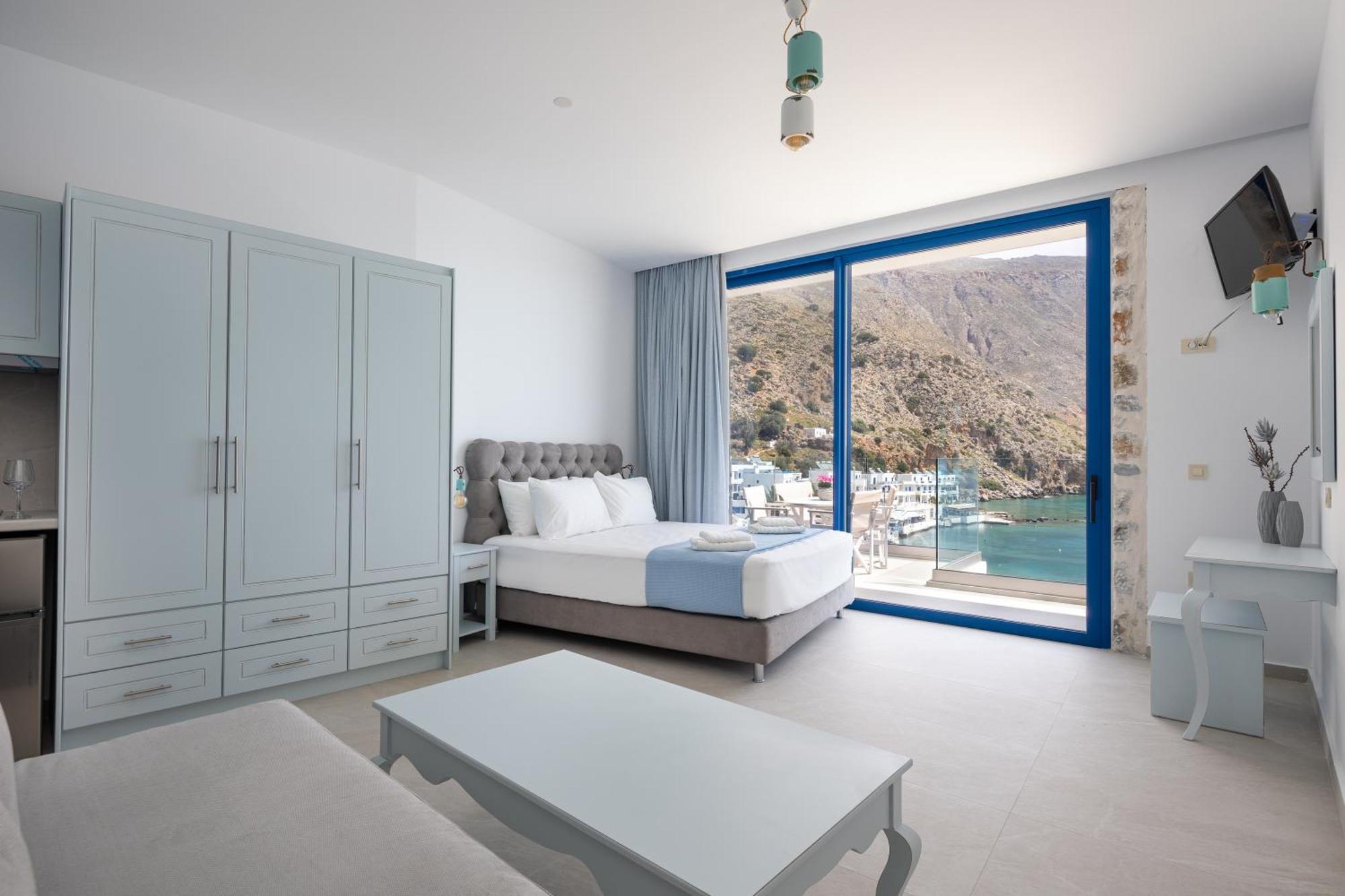 Molos Apartments Loutro Cameră foto